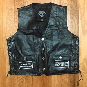Diamond Plate Genuine Buffalo Vest